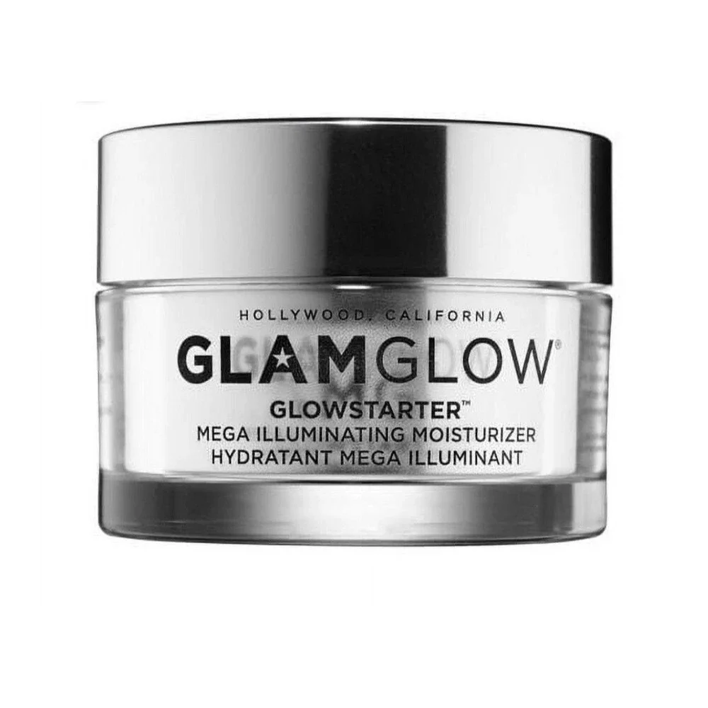 NIB GlamGlow Glowstarter Mega Illuminating Moisturizer Nude Glow 1.7oz 50ml 👀👀